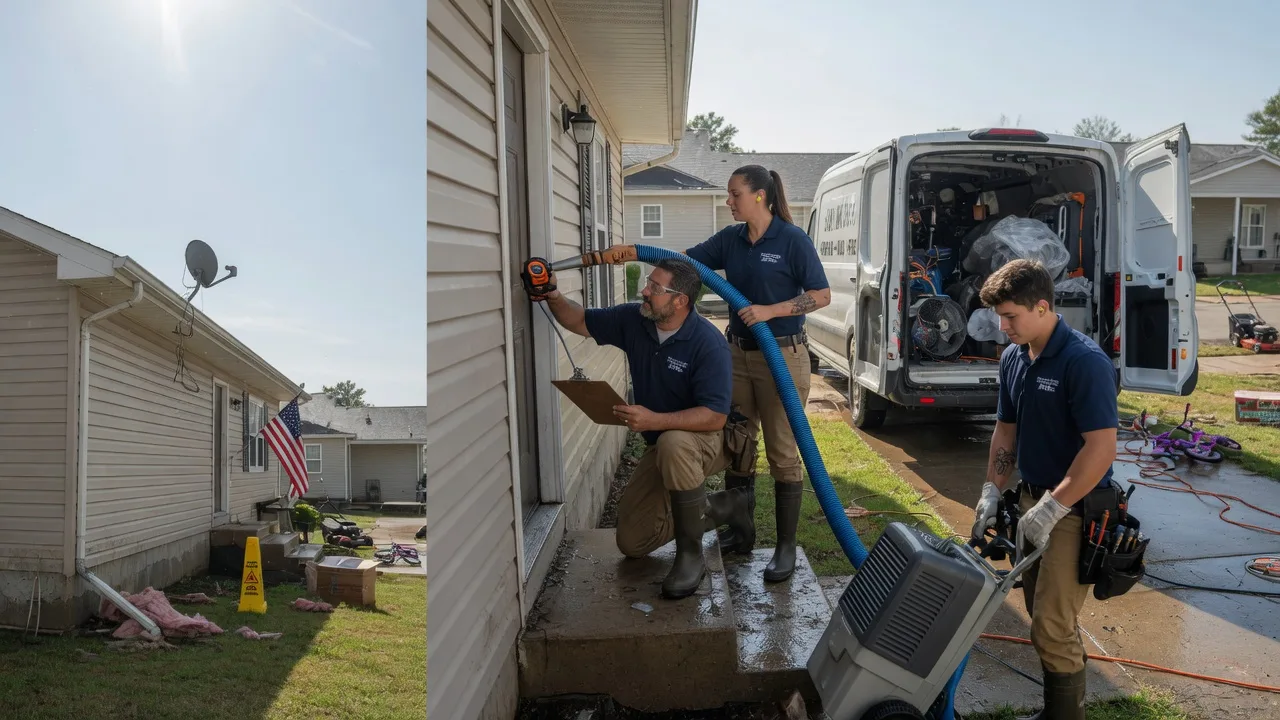 Ceiling Water Damage Restoration in Effingham, IL near me
